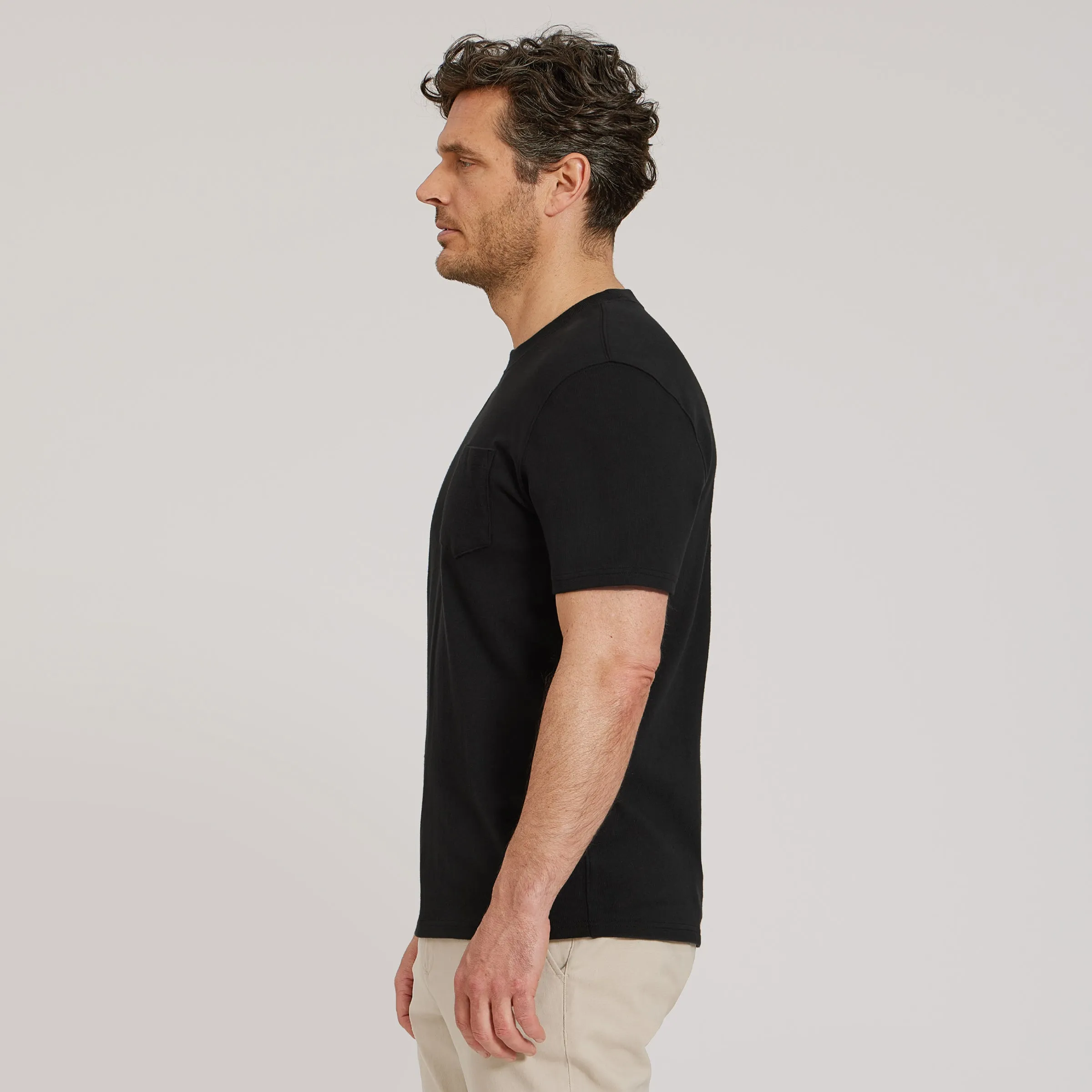 Cotton Jersey One Pocket Tee sold by Mott & Bow product image thumbnail 5