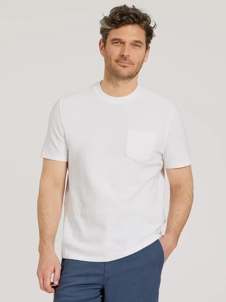 Cotton Jersey One Pocket Tee sold by Mott & Bow