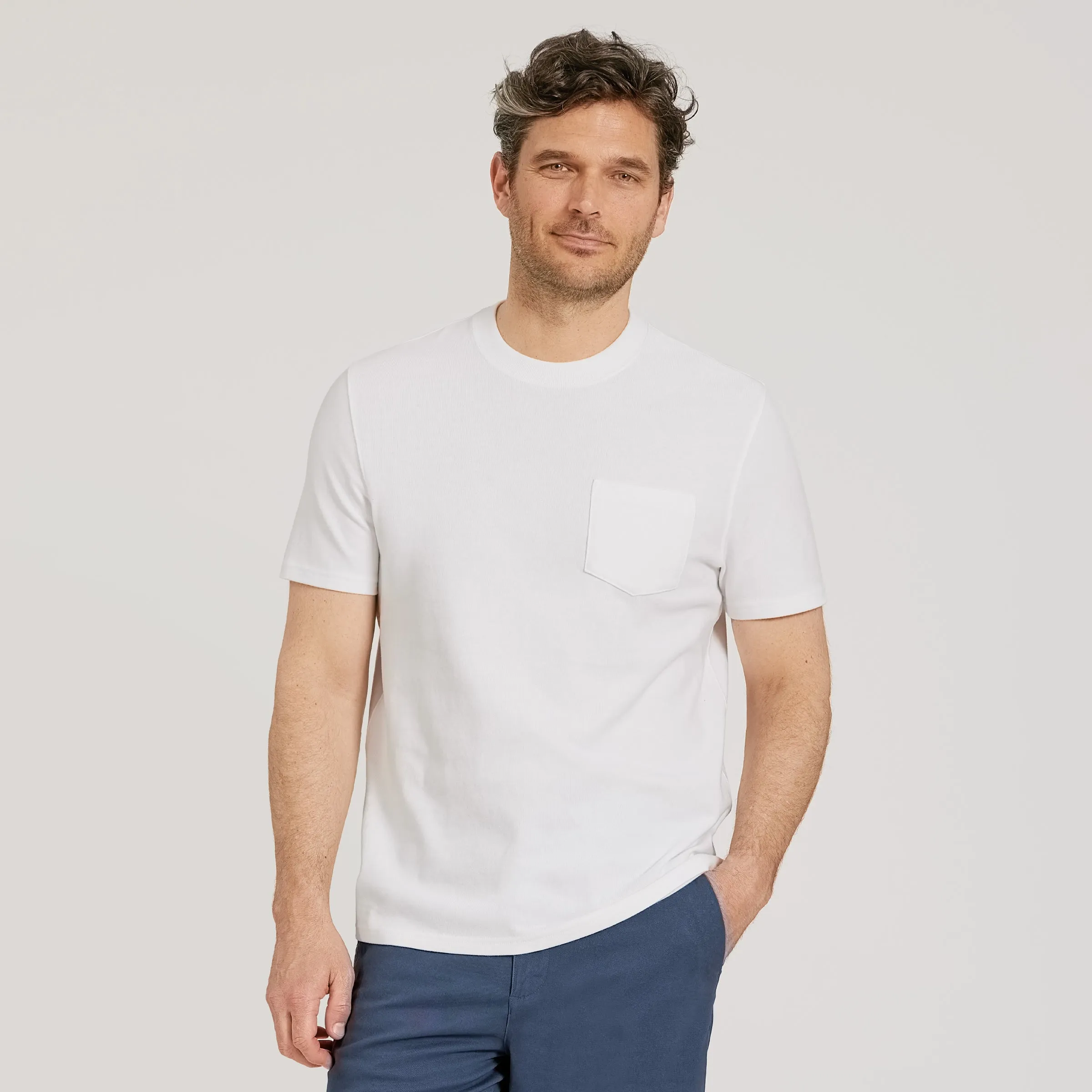 Cotton Jersey One Pocket Tee sold by Mott & Bow product image thumbnail 3