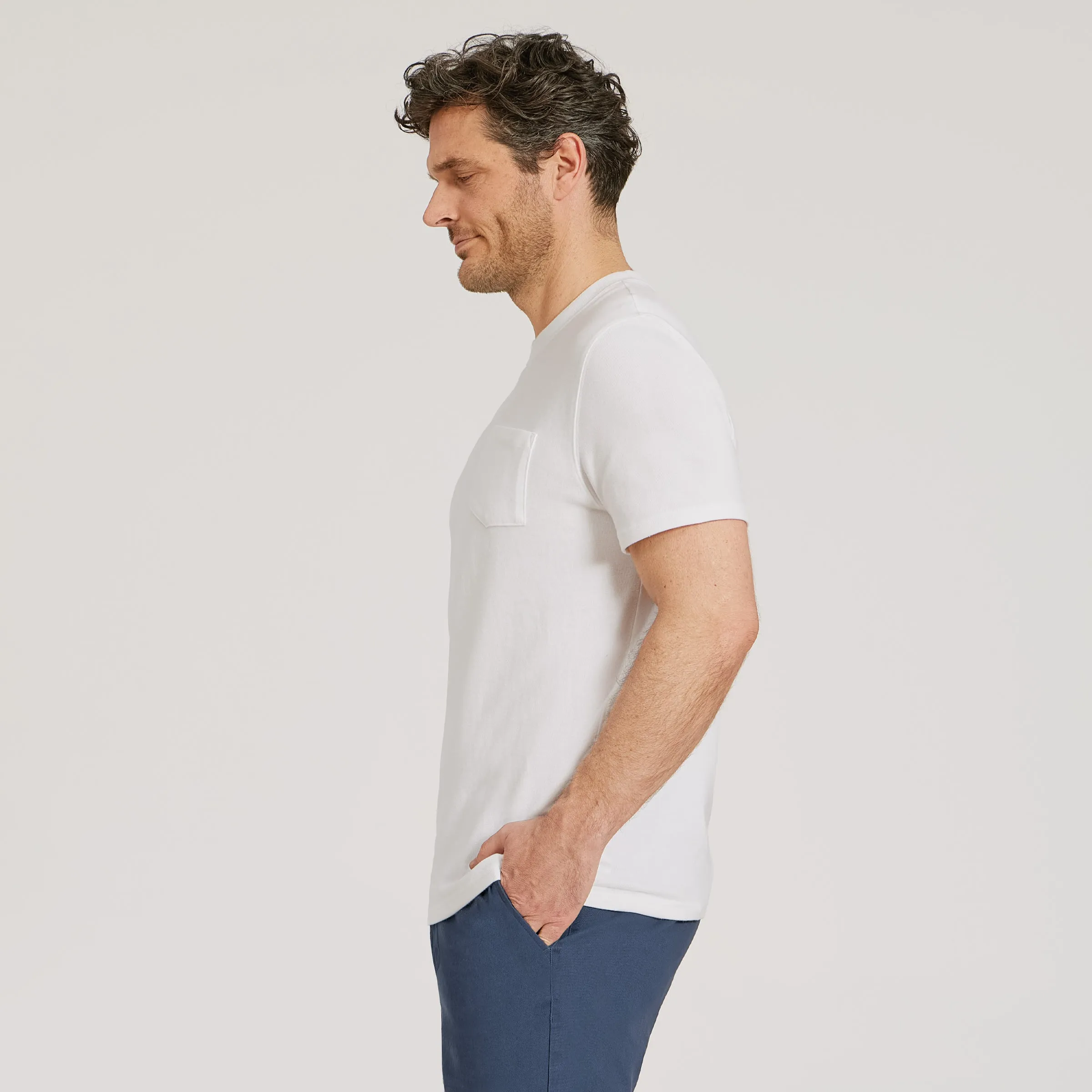 Cotton Jersey One Pocket Tee sold by Mott & Bow product image thumbnail 5