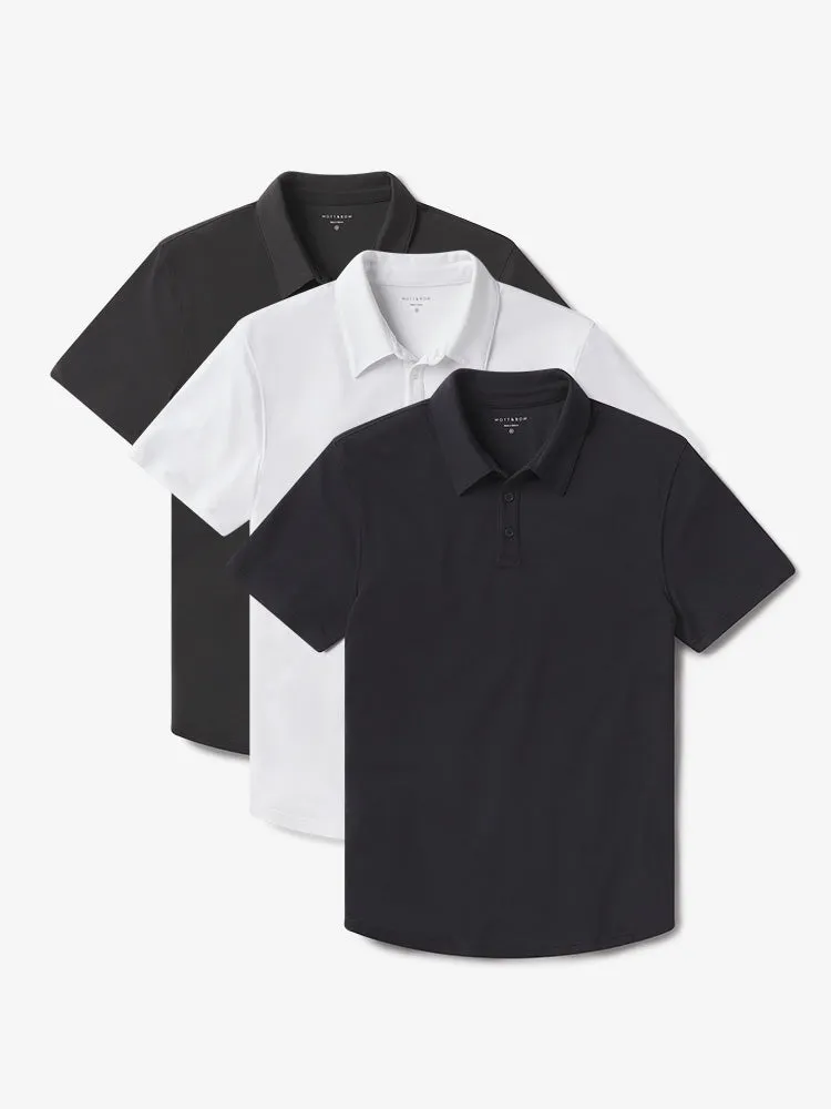 Luxe Performance Polo 3-Pack sold by Mott & Bow product image thumbnail 2