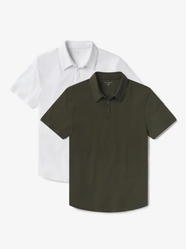 Luxe Performance Polo 2-Pack sold by Mott & Bow