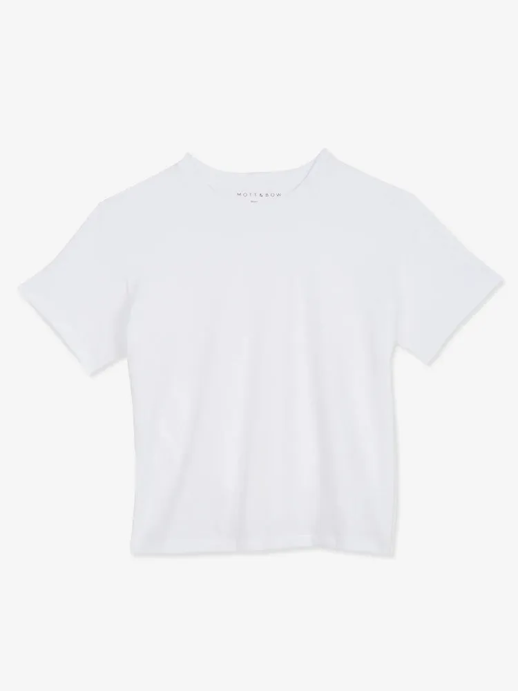 Everyday Cotton Crew Tee sold by Mott & Bow product image thumbnail 3