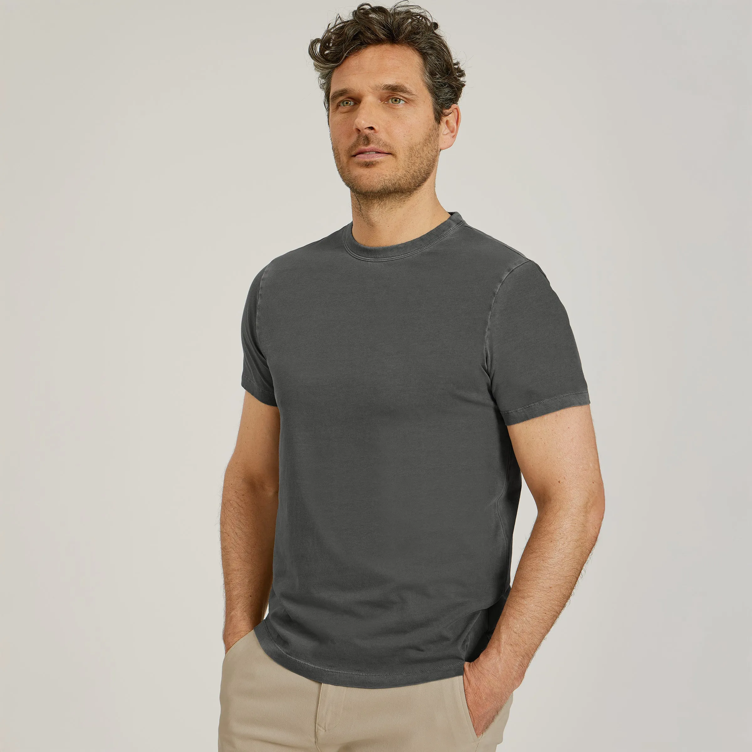Classic Crew Driggs Tee sold by Mott & Bow product image thumbnail 4