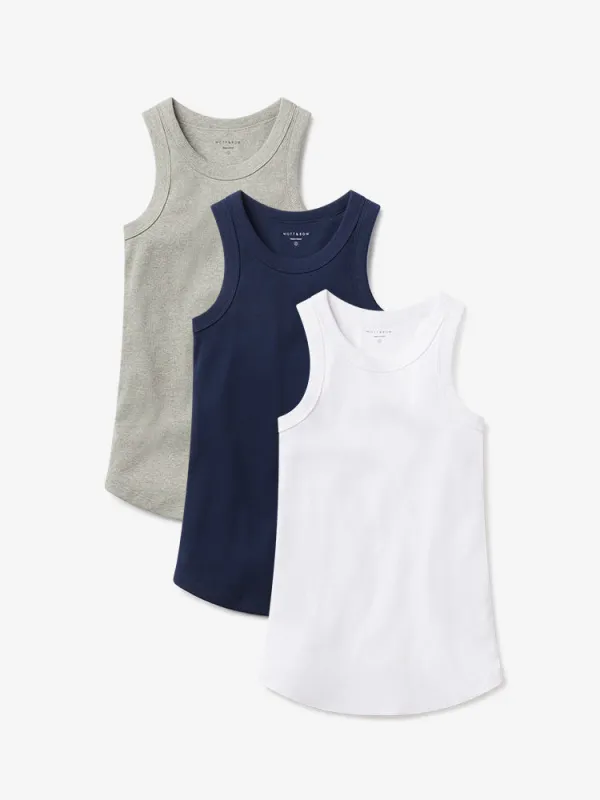 Rib Tank Tee 3-Pack sold by Mott & Bow