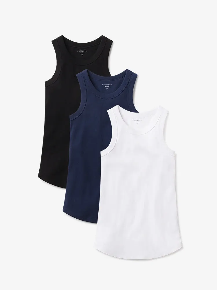 Rib Tank Tee 3-Pack sold by Mott & Bow