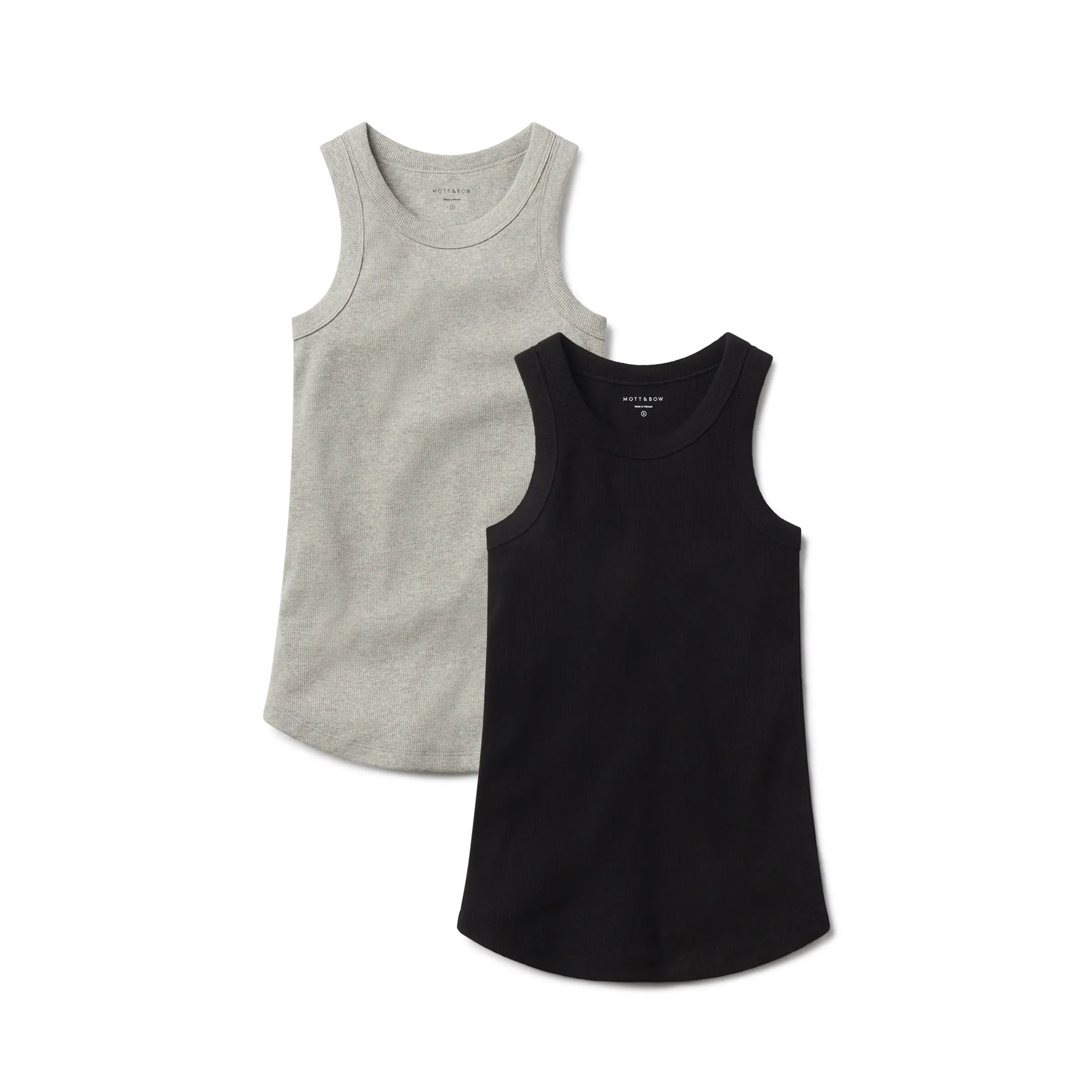 Rib Tank Tee 2-Pack sold by Mott & Bow product image thumbnail 3