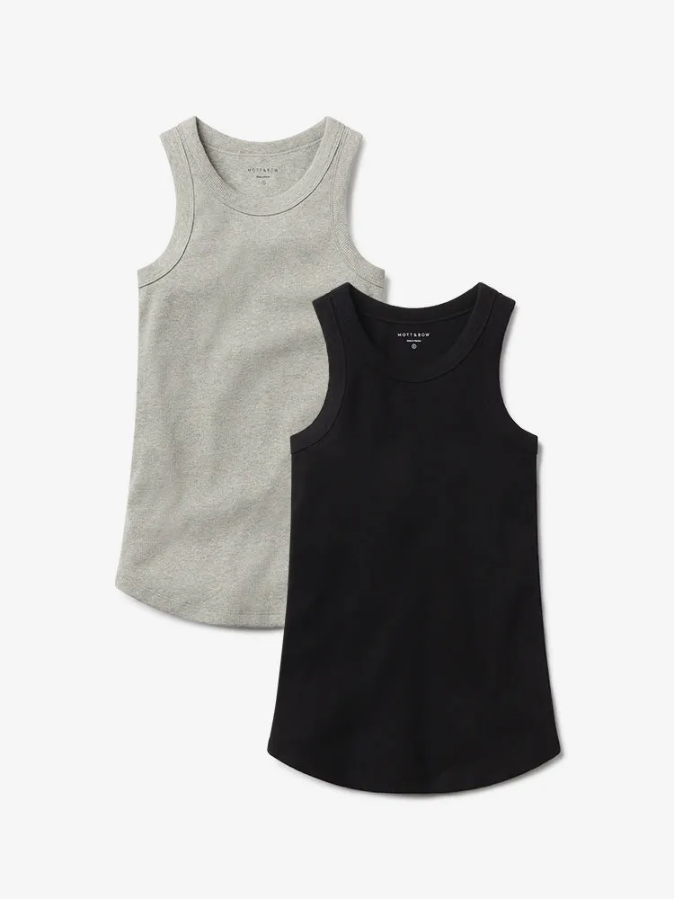 Rib Tank Tee 2-Pack sold by Mott & Bow product image thumbnail 2