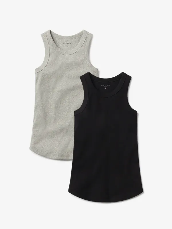 Rib Tank Tee 2-Pack sold by Mott & Bow