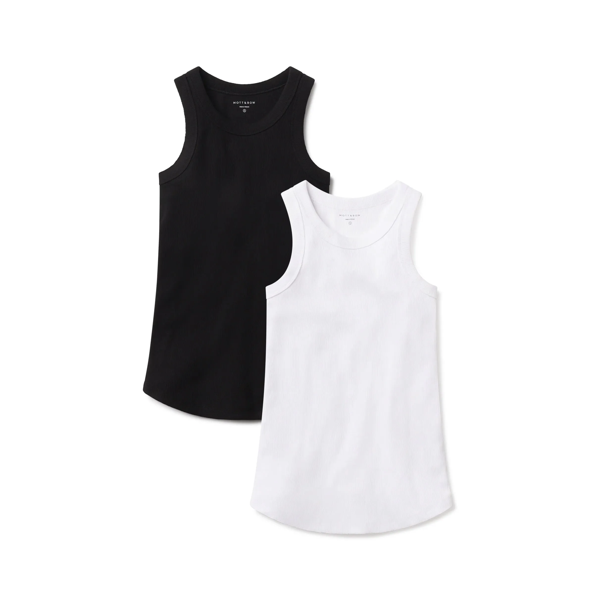 Rib Tank Tee 2-Pack sold by Mott & Bow product image thumbnail 3