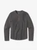 Cotton Waffle Curved Hem Henley sold by Mott & Bow