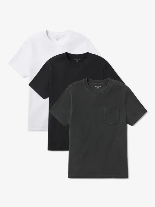 Cotton Jersey One Pocket Tee 3-Pack sold by Mott & Bow