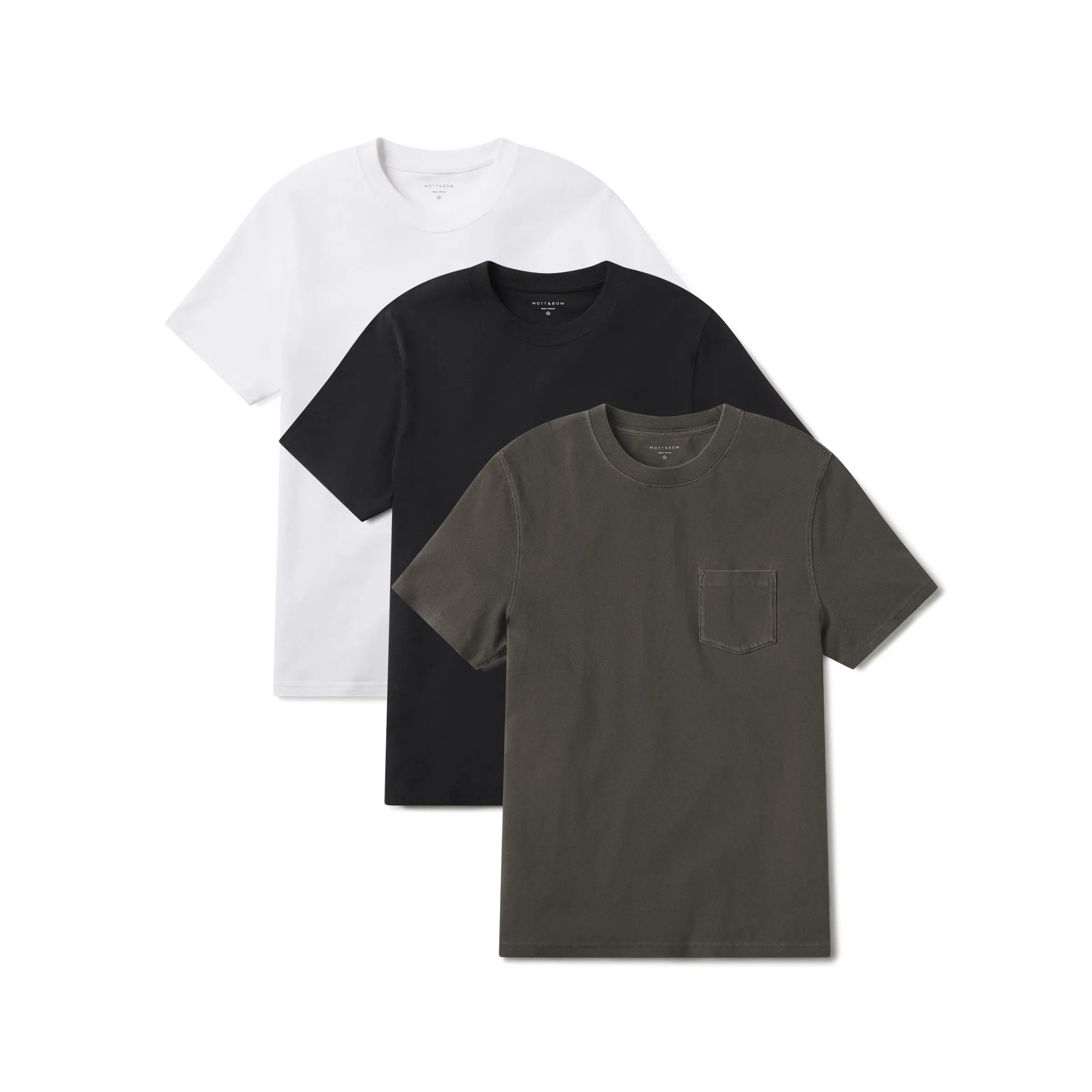 Cotton Jersey One Pocket Tee 3-Pack sold by Mott & Bow product image thumbnail 3