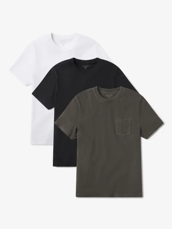 Cotton Jersey One Pocket Tee 3-Pack sold by Mott & Bow