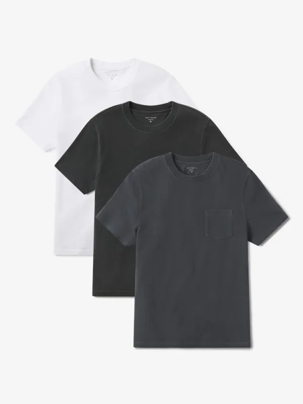 Cotton Jersey One Pocket Tee 3-Pack sold by Mott & Bow