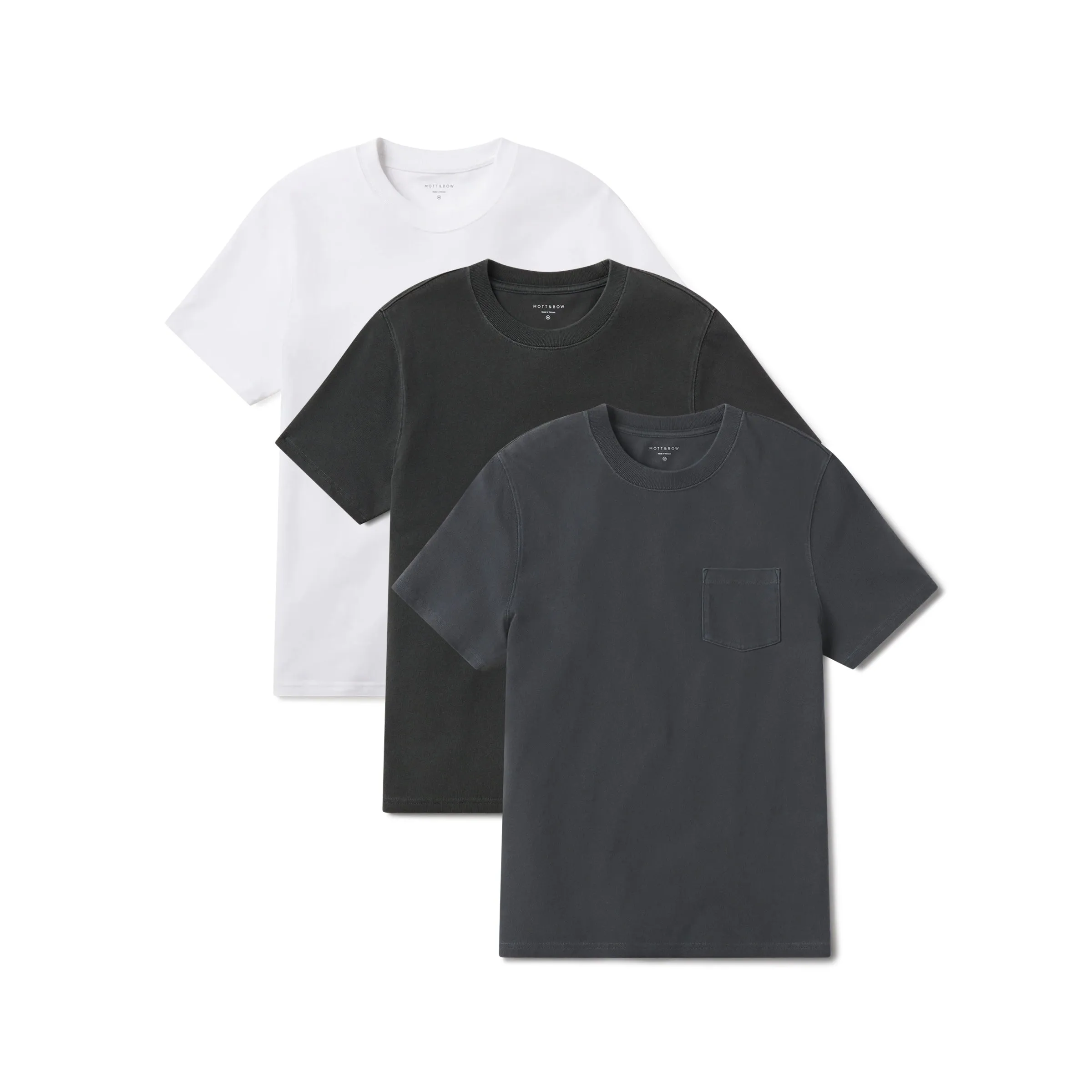 Cotton Jersey One Pocket Tee 3-Pack sold by Mott & Bow product image thumbnail 3