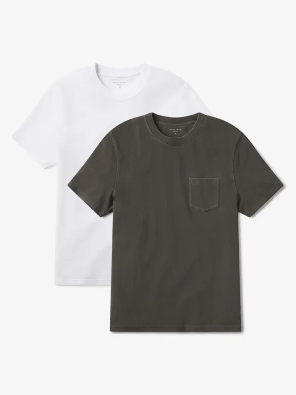 Cotton Jersey One Pocket Tee 2-Pack sold by Mott & Bow