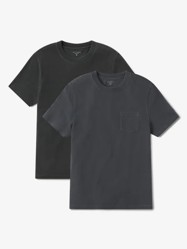 Cotton Jersey One Pocket Tee 2-Pack sold by Mott & Bow
