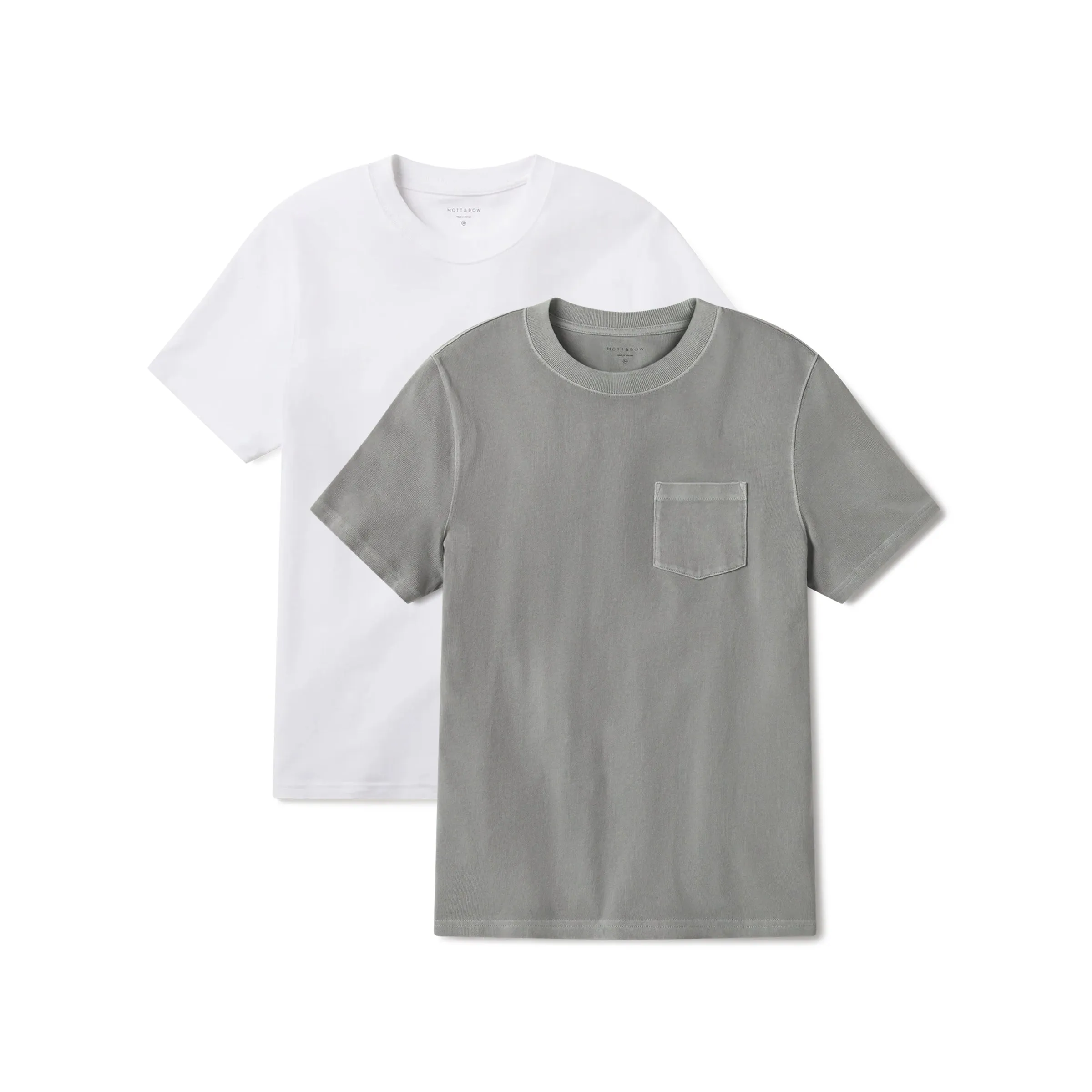 Cotton Jersey One Pocket Tee 2-Pack sold by Mott & Bow product image thumbnail 3