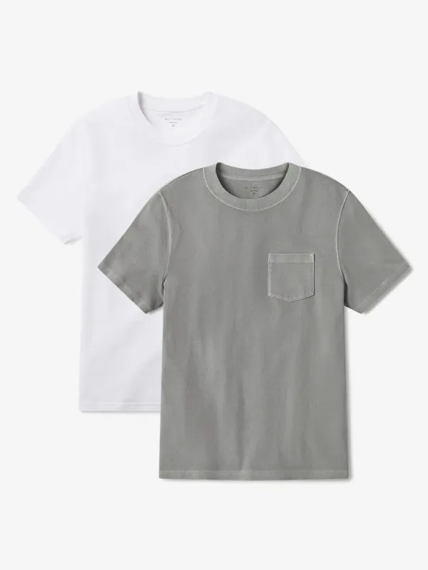 Cotton Jersey One Pocket Tee 2-Pack sold by Mott & Bow