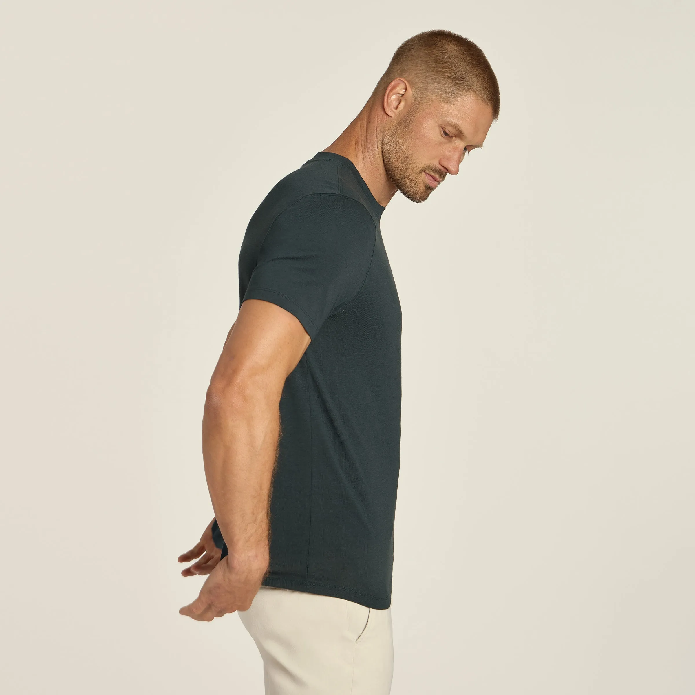 Luxe Stretch Tee sold by Mott & Bow product image thumbnail 4