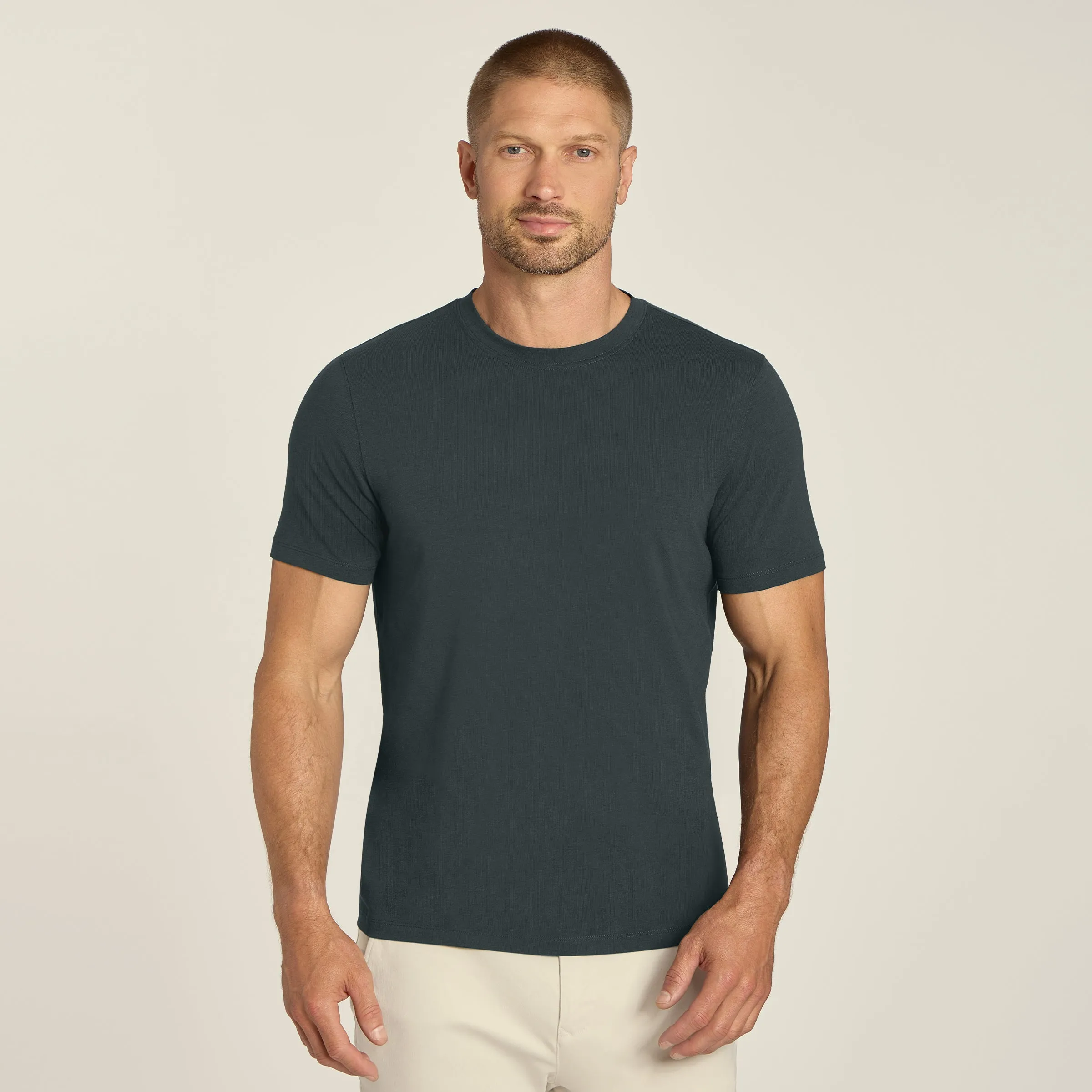 Luxe Stretch Tee sold by Mott & Bow product image thumbnail 3