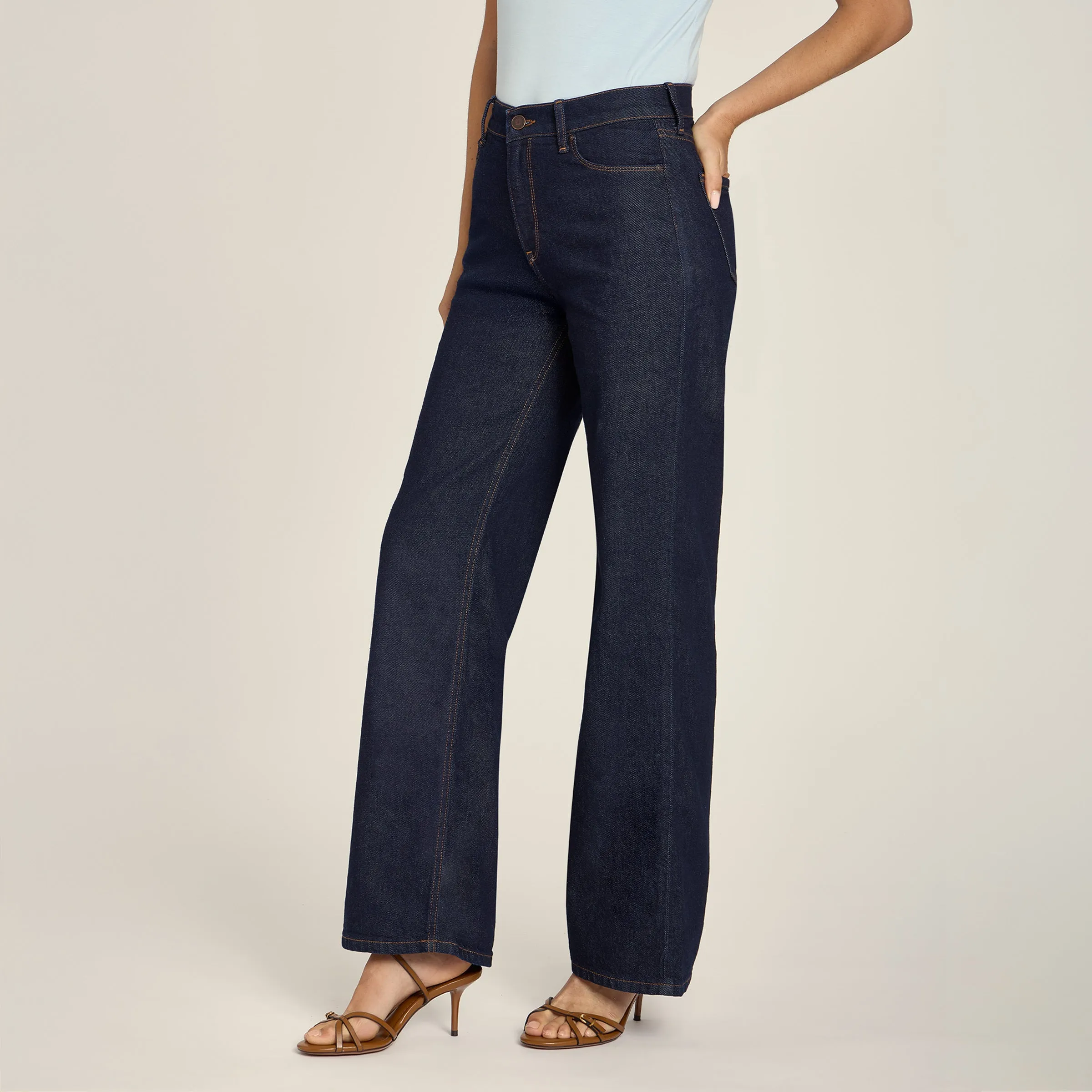 High Rise Wide Leg Gilmore sold by Mott & Bow product image thumbnail 4