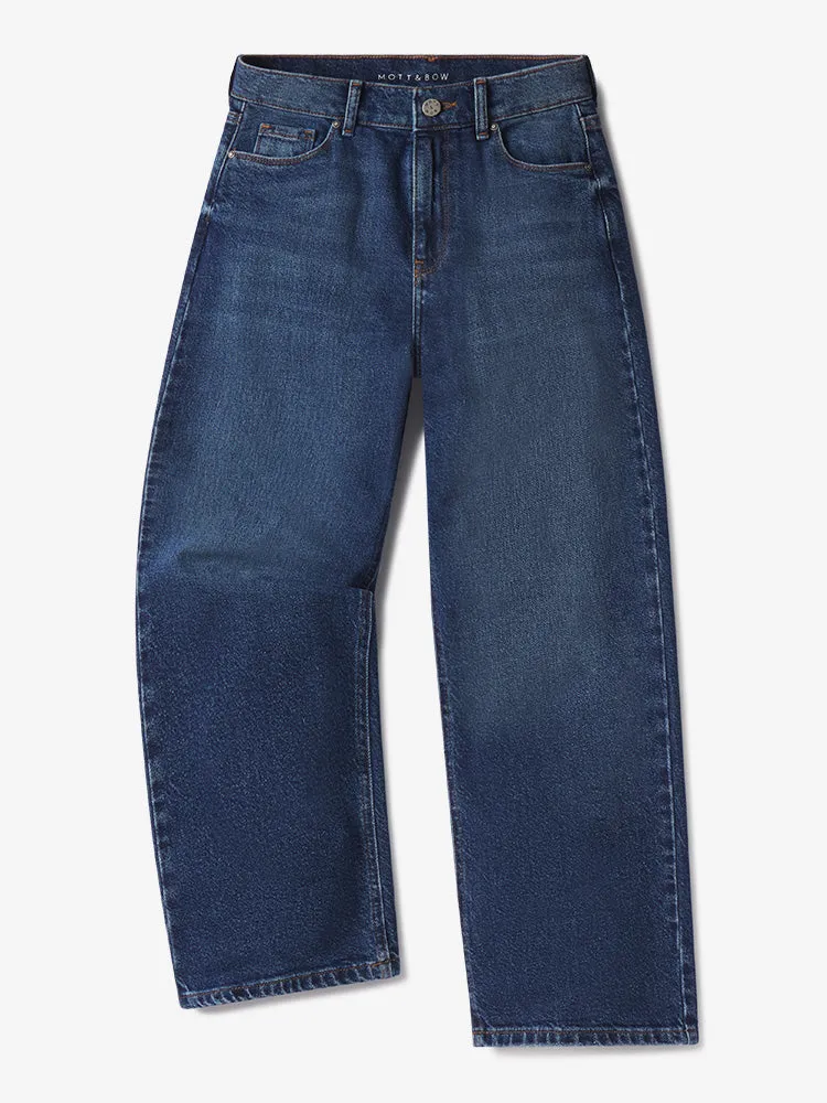 High Rise Cropped Straight Leg Gilmore sold by Mott & Bow product image thumbnail 2