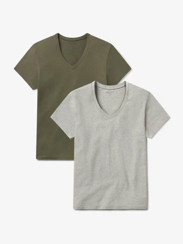 Relaxed V-Neck Marcy Tee 2-Pack sold by Mott & Bow