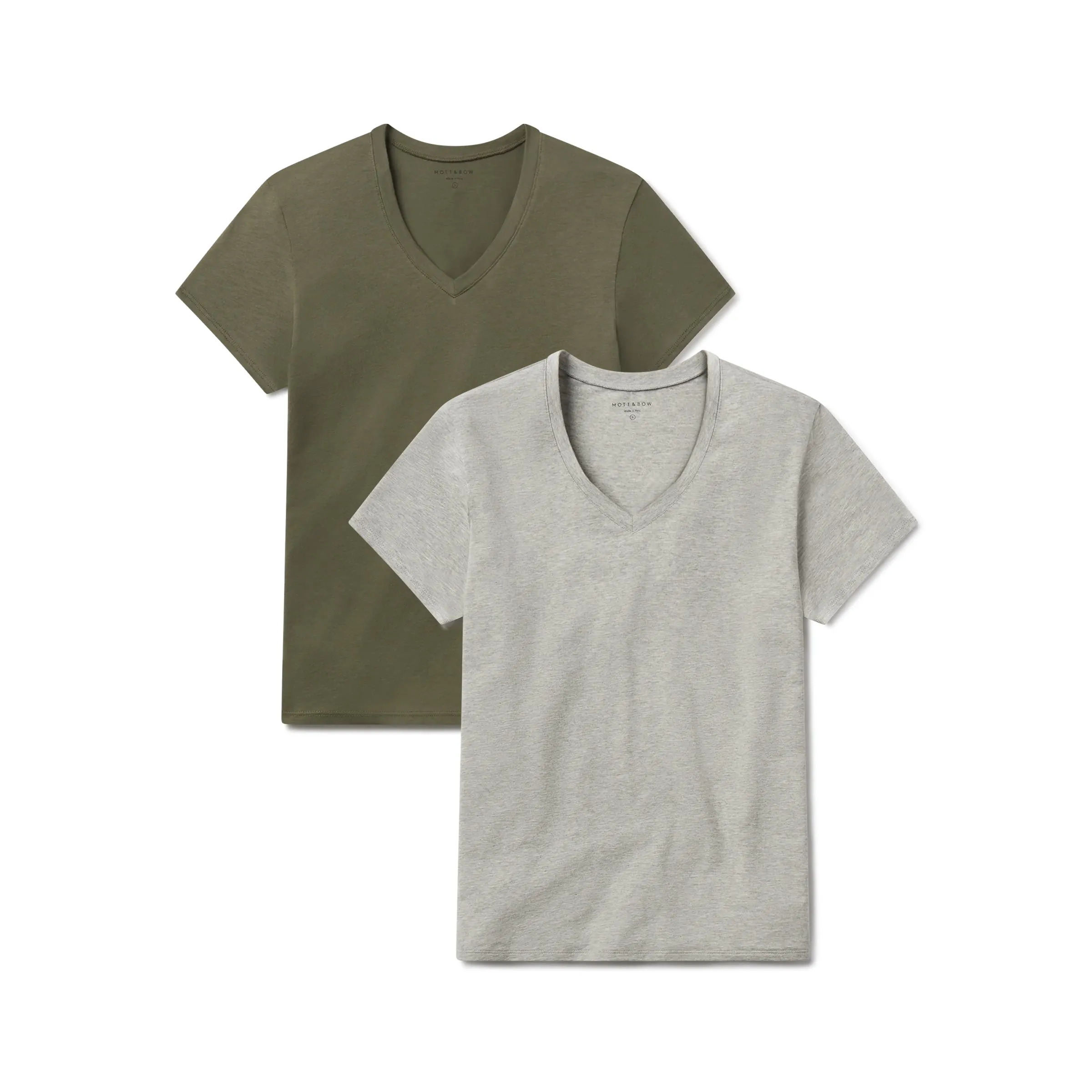Relaxed V-Neck Marcy Tee 2-Pack sold by Mott & Bow product image thumbnail 3