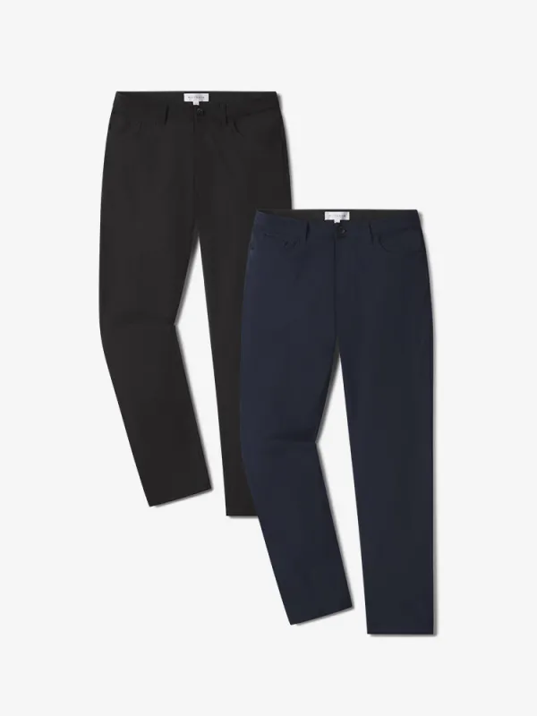 5 Pocket Travel Pants 2-Pack sold by Mott & Bow