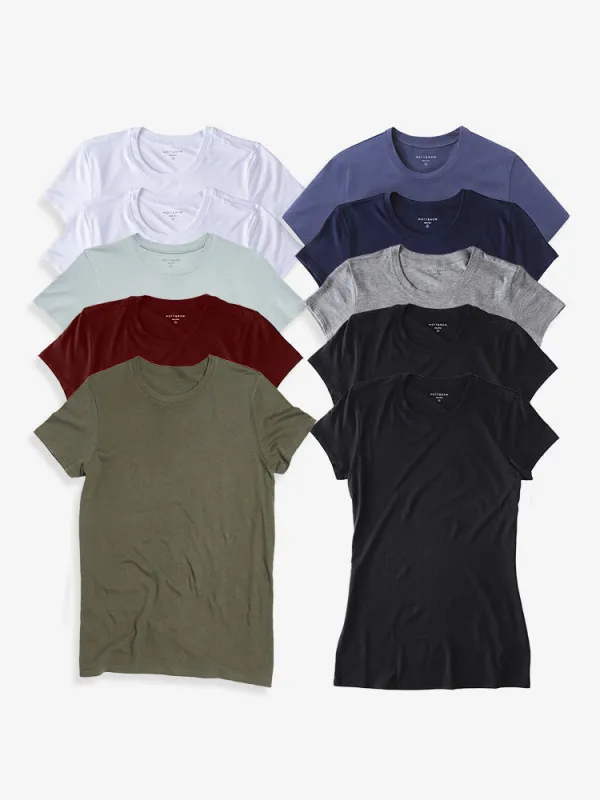 Fitted Crew Marcy 10-Pack sold by Mott & Bow