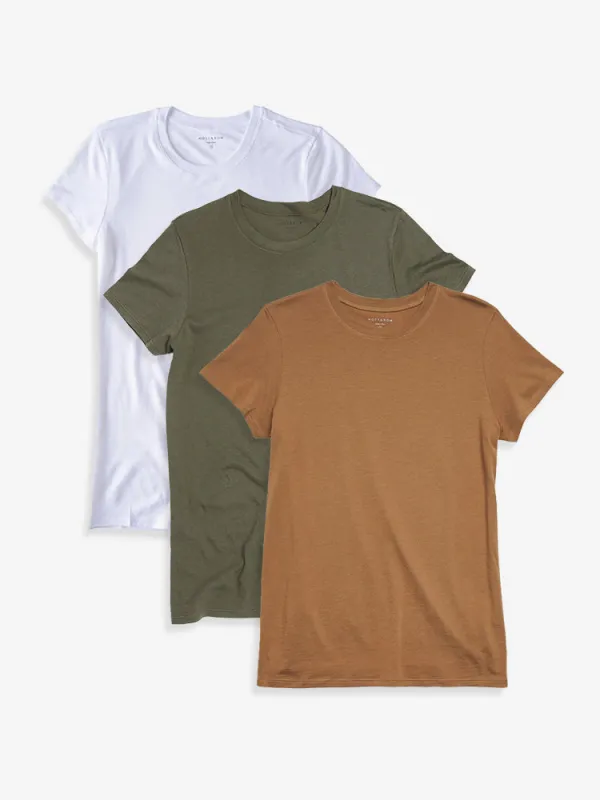 Fitted Crew Marcy 3-Pack sold by Mott & Bow