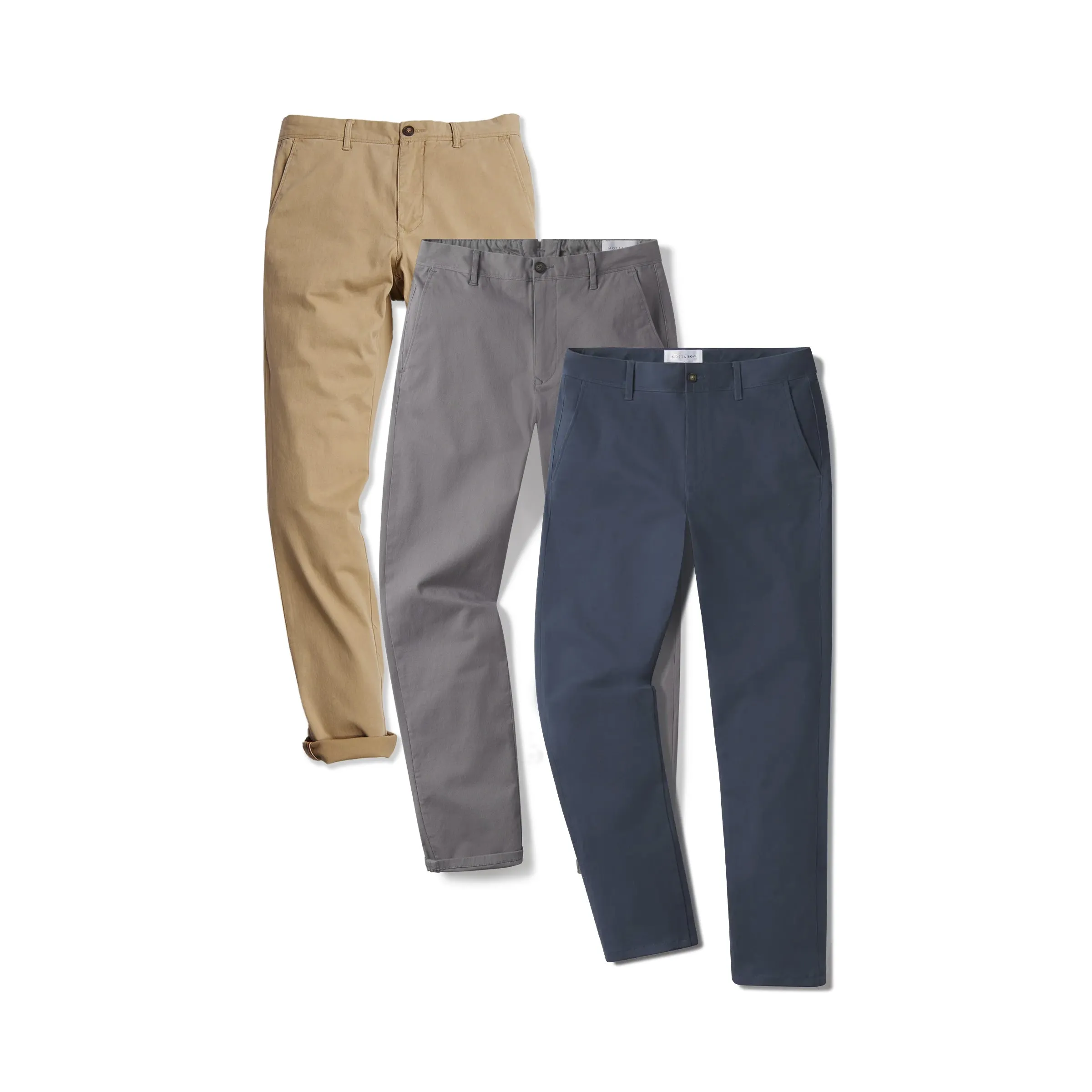 Everyday Comfort Chino Slim Pants 3-Pack sold by Mott & Bow product image thumbnail 3