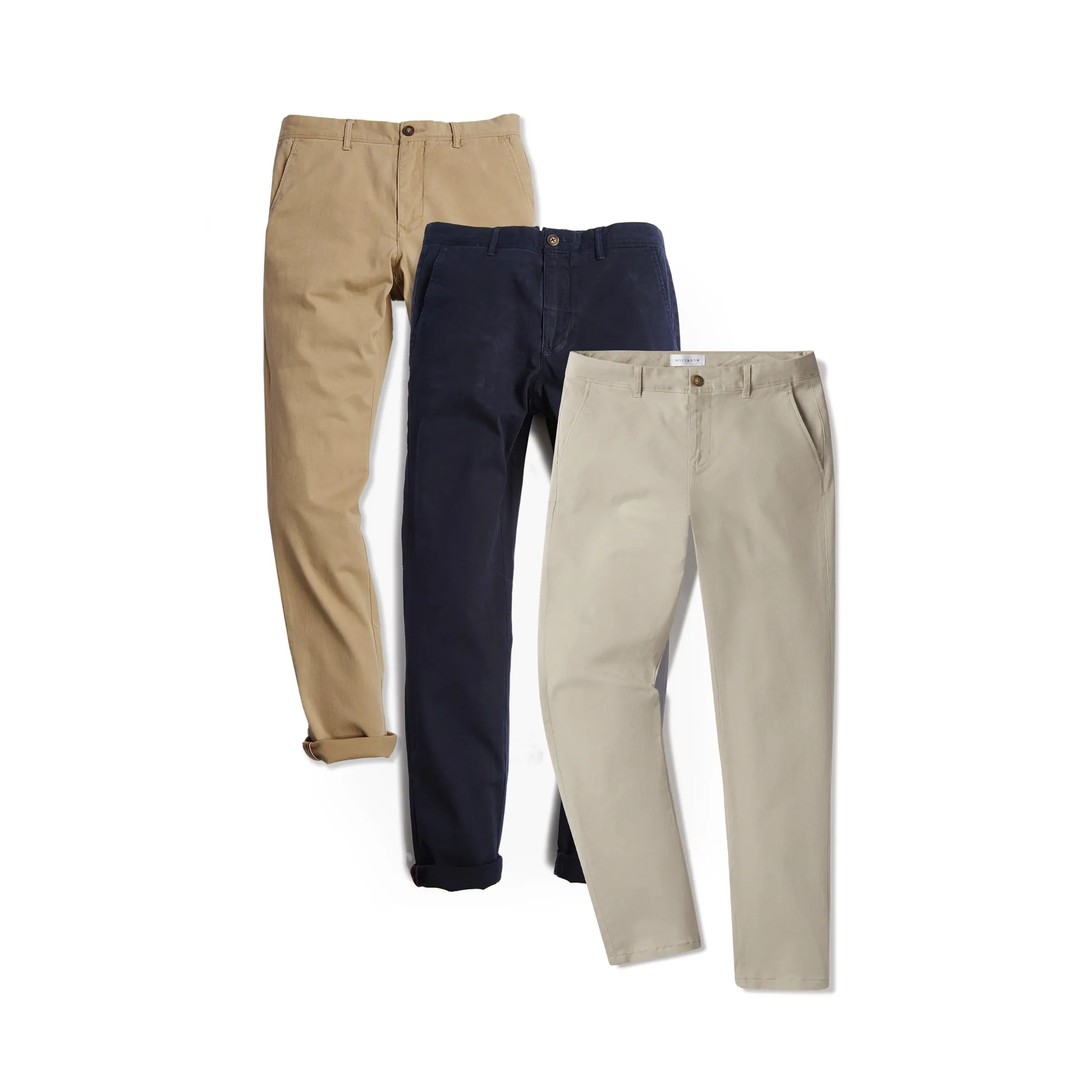 Everyday Comfort Chino Slim Pants 3-Pack sold by Mott & Bow product image thumbnail 3