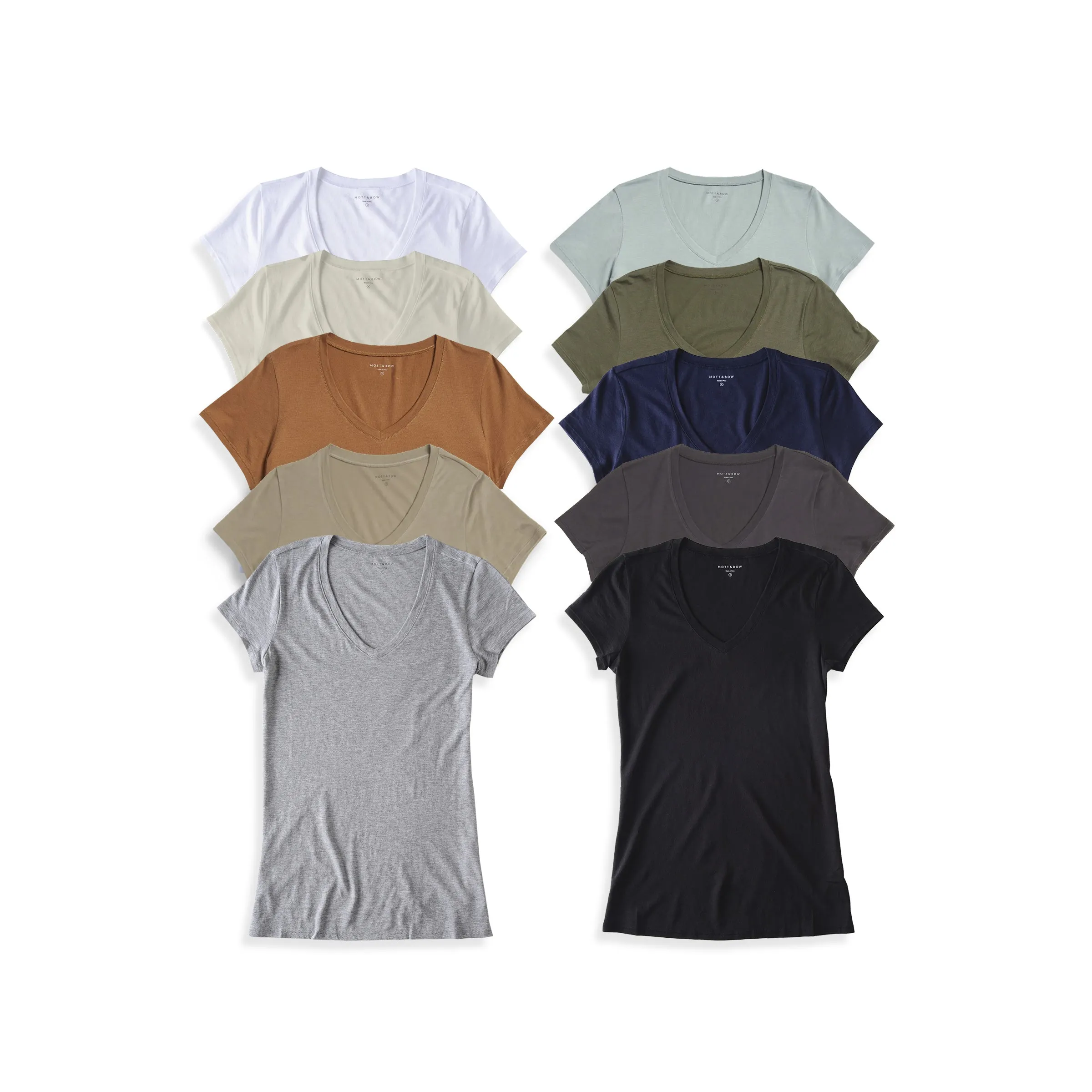 Fitted V-Neck Marcy 10-Pack (Copy) sold by Mott & Bow product image thumbnail 3