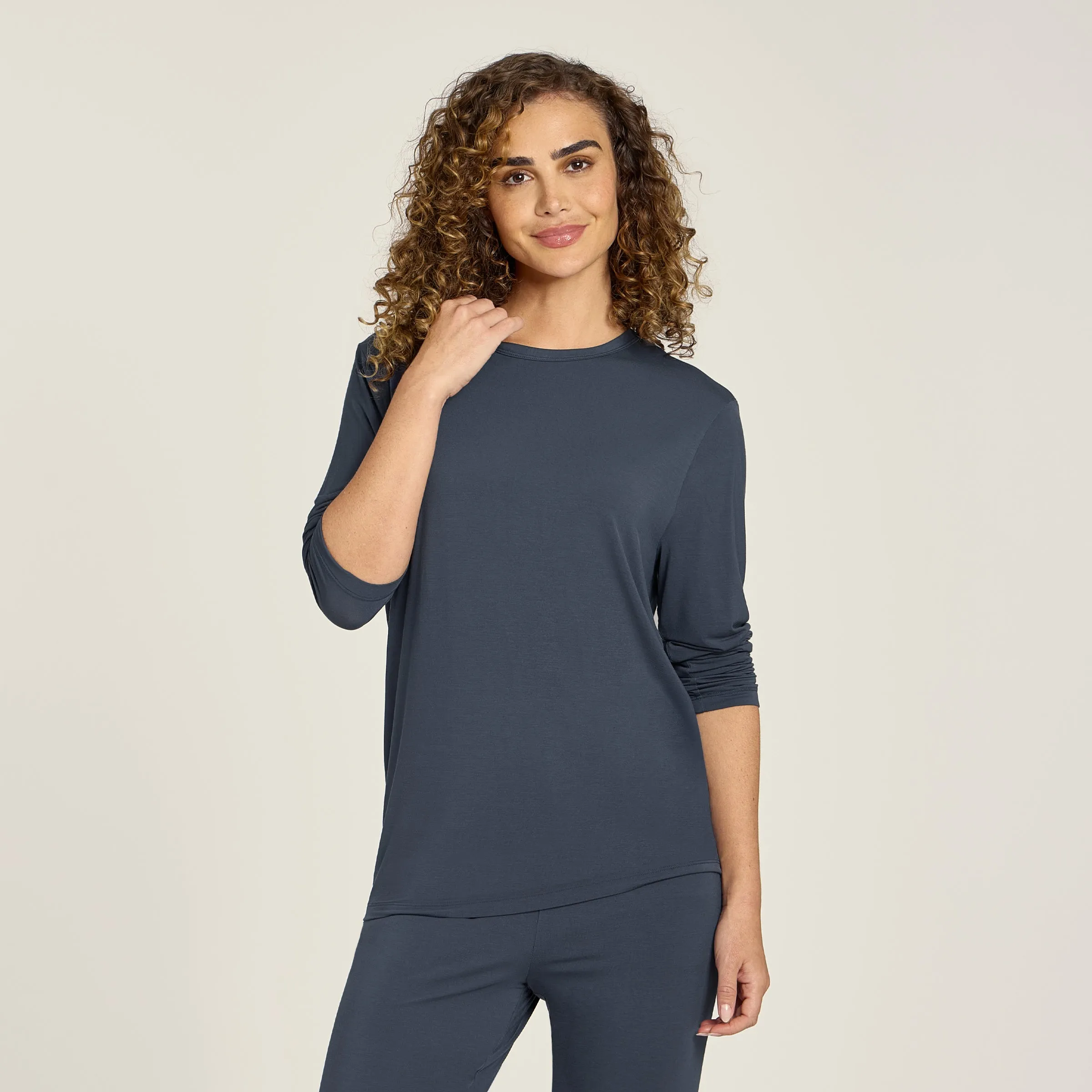 Unisex Pajama Long Sleeve Crew Neck sold by Mott & Bow product image thumbnail 5