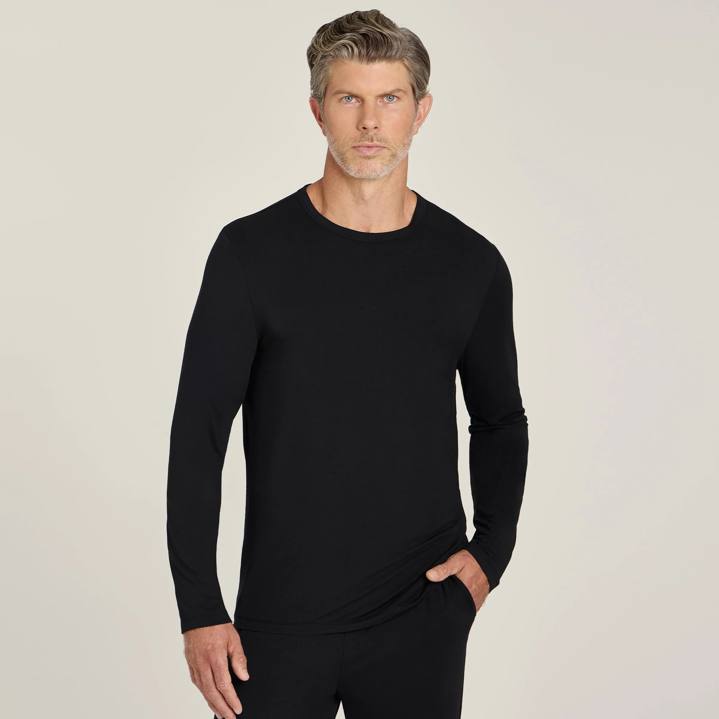 Pajama Long Sleeve Crew Neck sold by Mott & Bow product image thumbnail 3