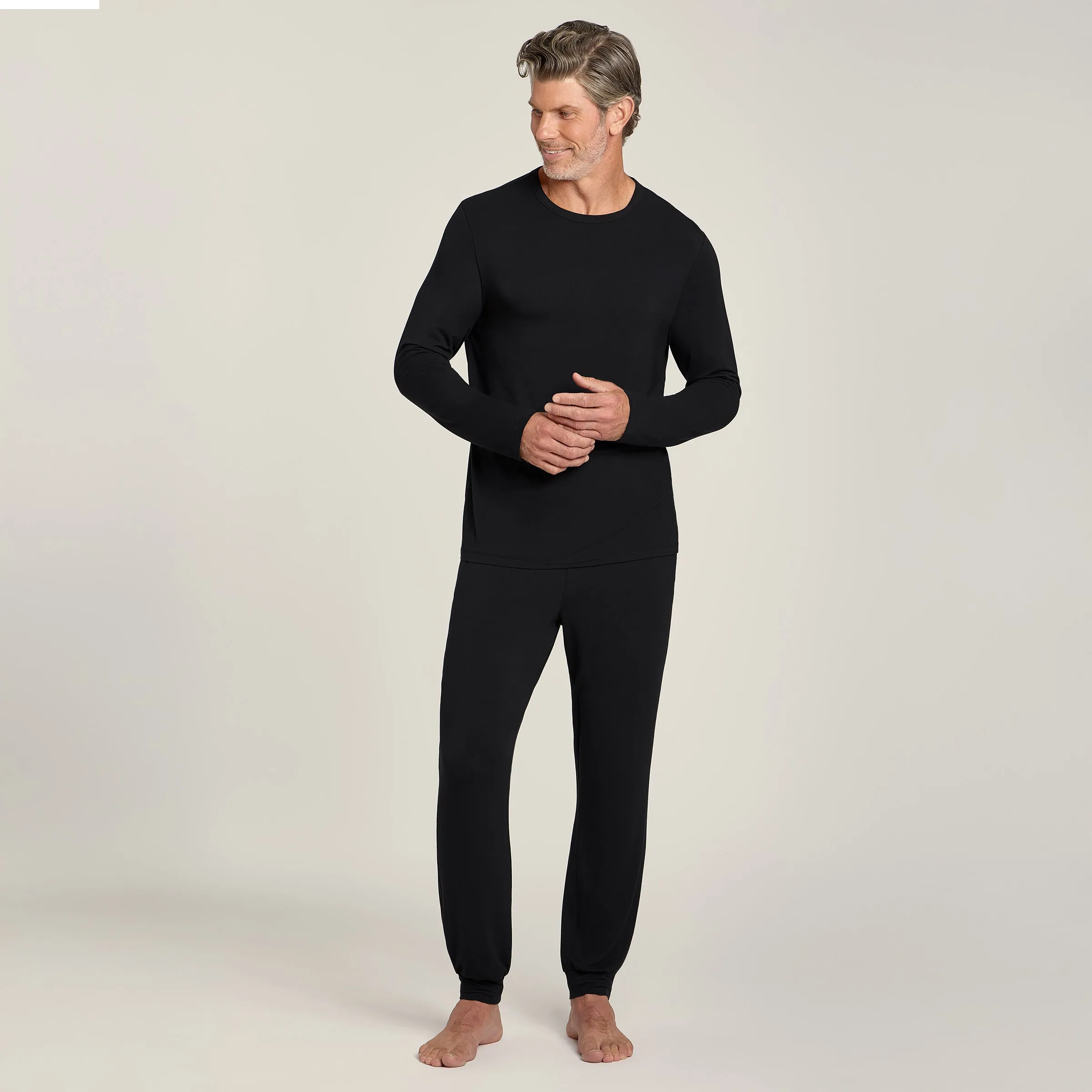Pajama Long Sleeve Crew Neck sold by Mott & Bow product image thumbnail 4