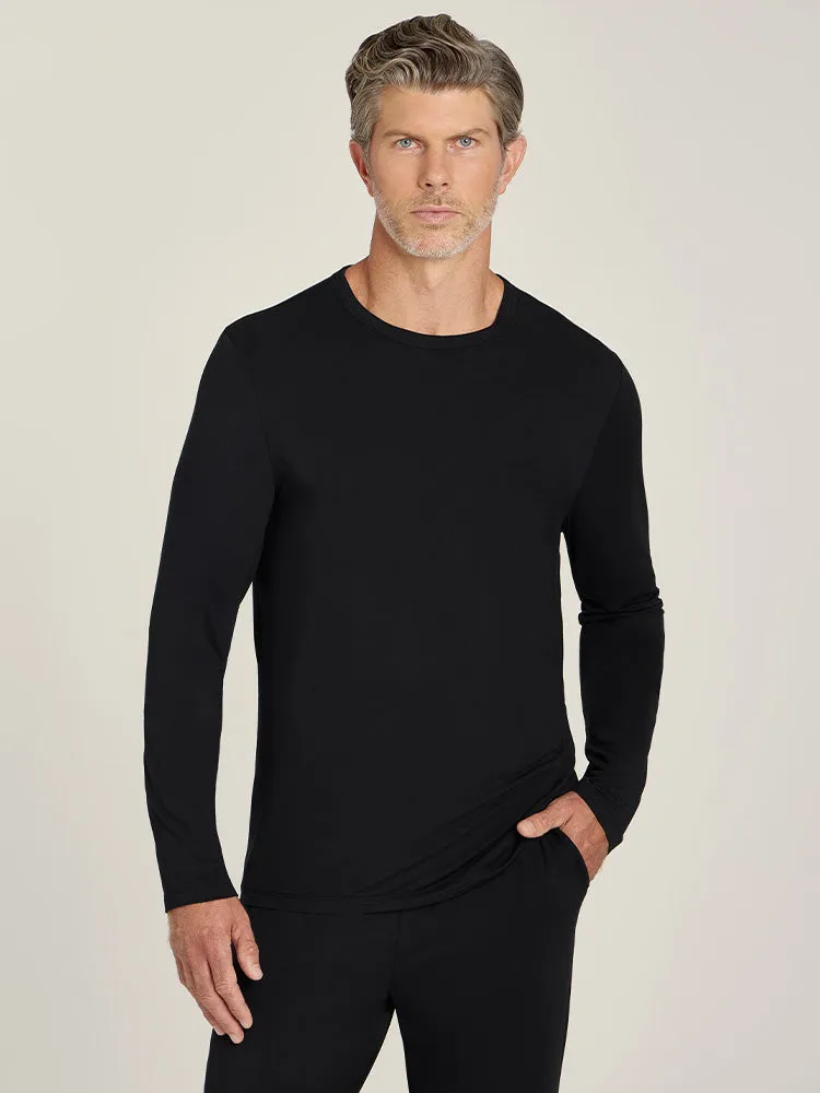Pajama Long Sleeve Crew Neck sold by Mott & Bow