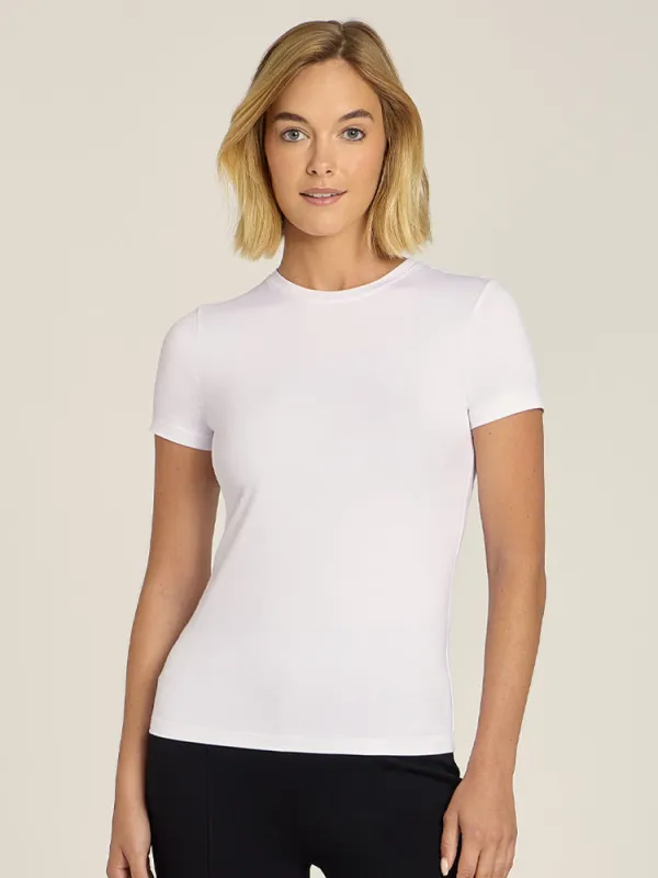 Second Skin Crew Tee sold by Mott & Bow