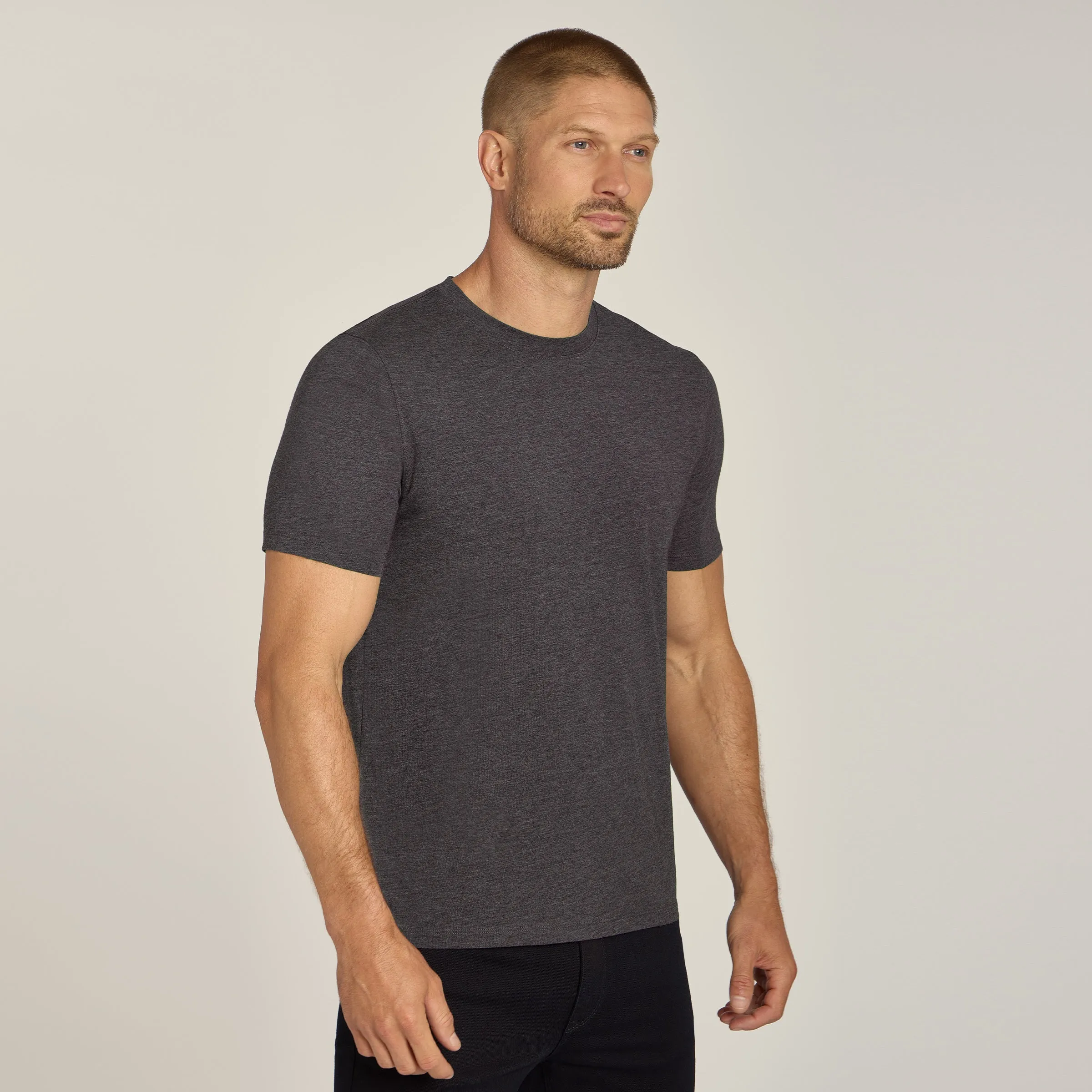 Luxe Stretch Tee sold by Mott & Bow product image thumbnail 4