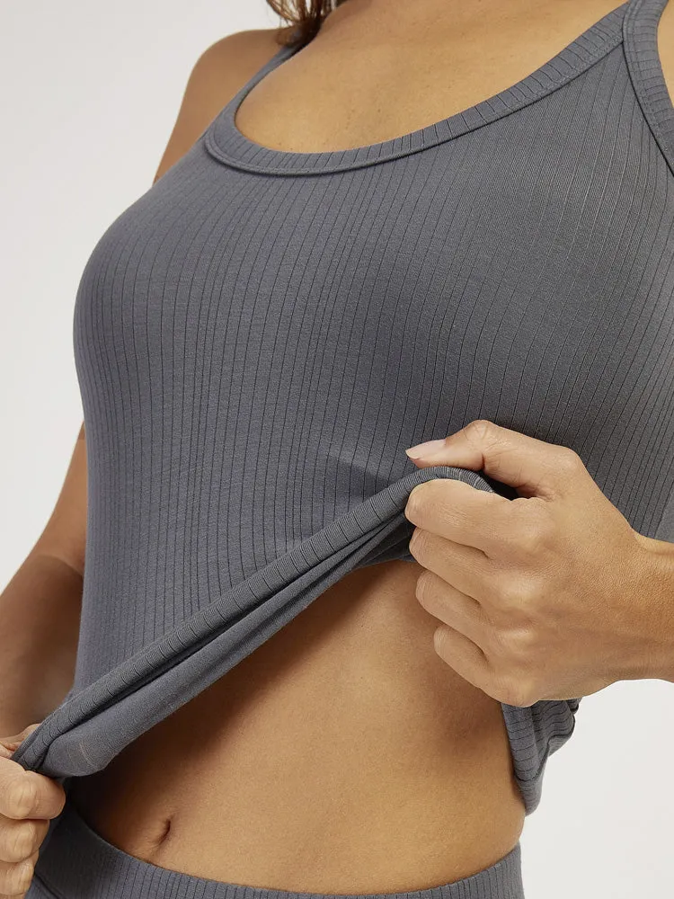 Lounge Scoop Neck Cami - Pre Order sold by Mott & Bow