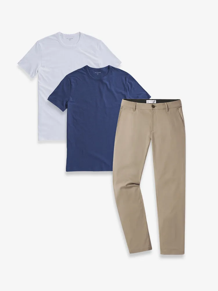 Set: 1 Pair of Tech Pants + 2 tees sold by Mott & Bow product image thumbnail 2
