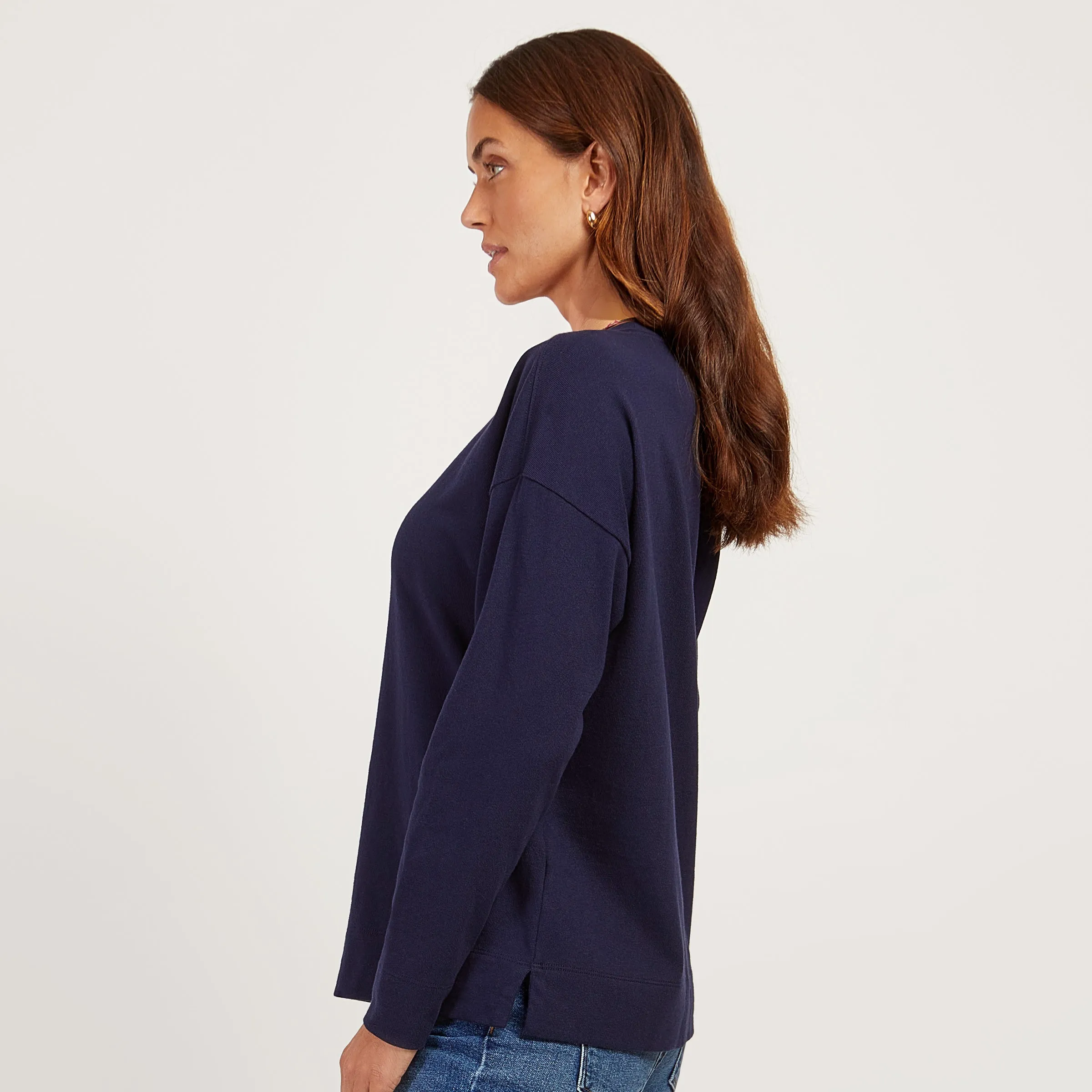 Cotton Jersey Oversized Long Sleeve Tee - Pre Order sold by Mott & Bow product image thumbnail 5