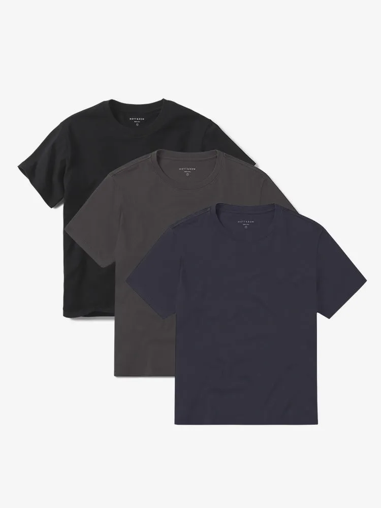 Everyday Cotton Crew Tee 3-Pack sold by Mott & Bow