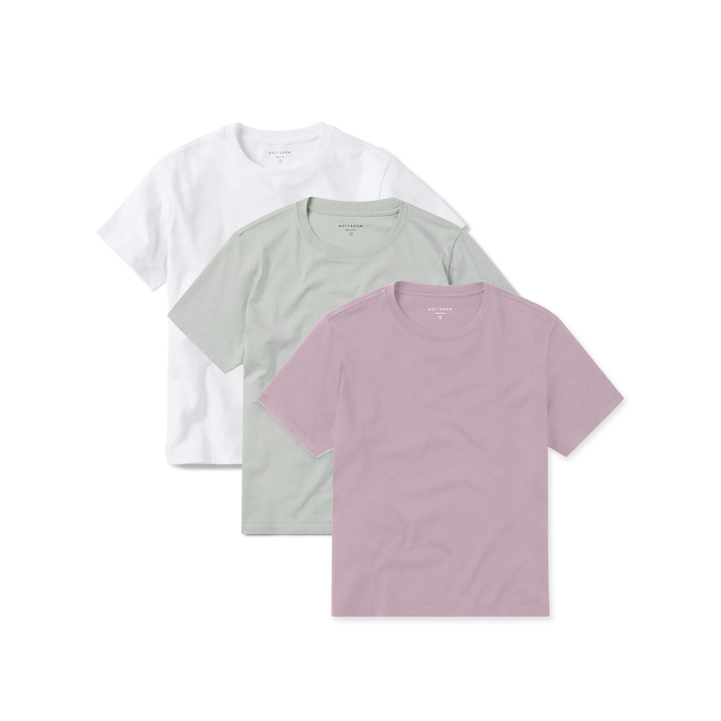 Everyday Cotton Crew Tee 3-Pack sold by Mott & Bow product image thumbnail 3
