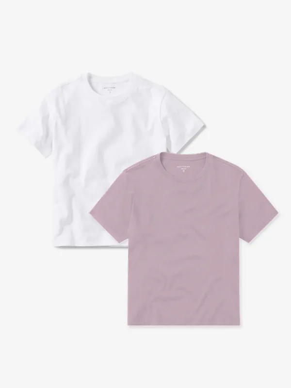 Everyday Cotton Crew Tee 2-Pack sold by Mott & Bow