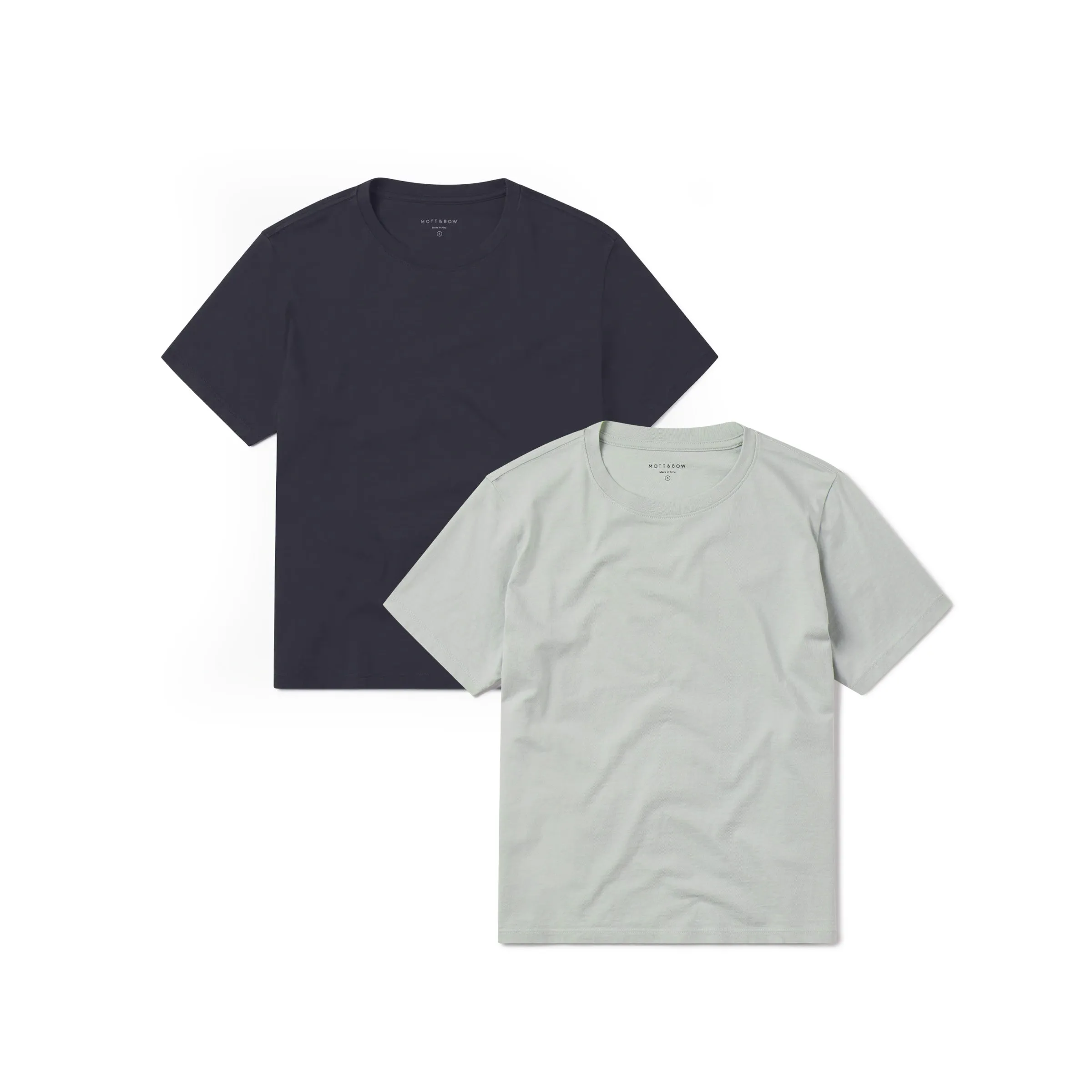 Everyday Cotton Crew Tee 2-Pack sold by Mott & Bow product image thumbnail 3