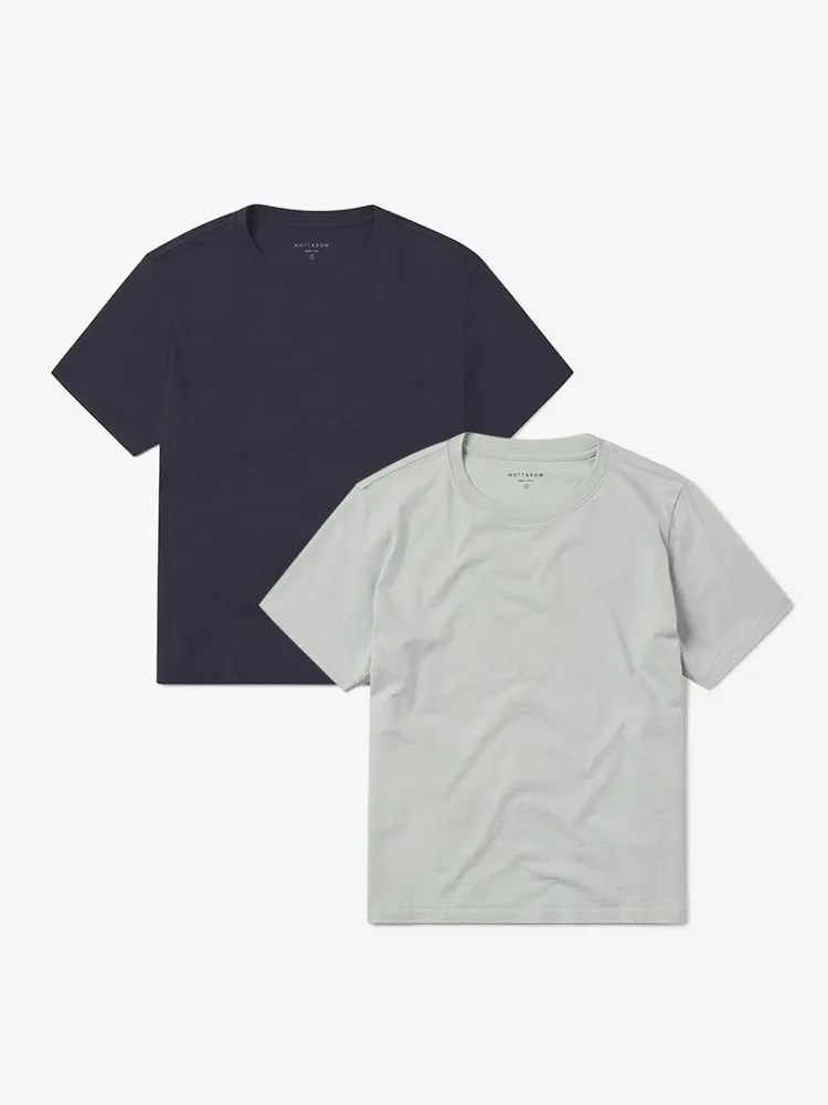 Everyday Cotton Crew Tee 2-Pack sold by Mott & Bow
